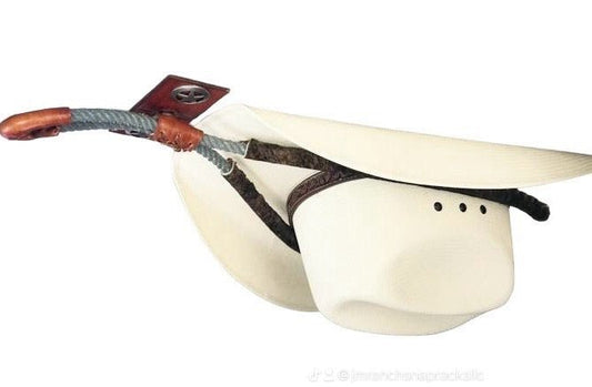 JM Rawhide Edition Cowboy Hat Rack - JM Ranch Snap Racks